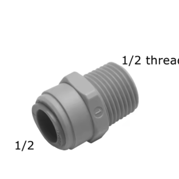 Teminal 1/2 x 1/2 QC-NPT